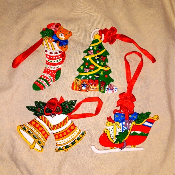 10 Rare Paris Royal Porcelain Christmas Ornaments must see - Picture 2 of 6